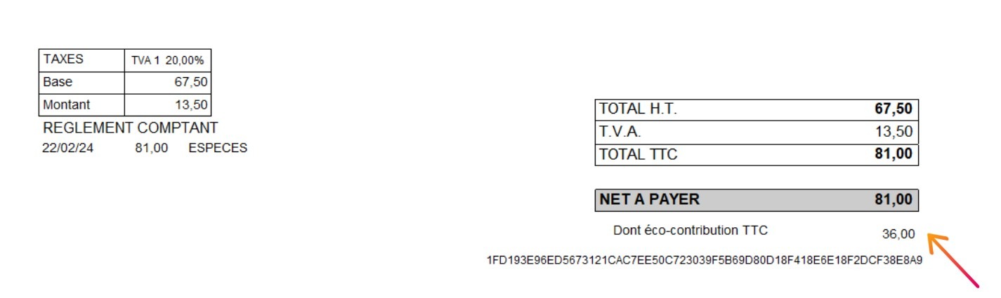 capture logiciel onaya negoce - impression eco contribution