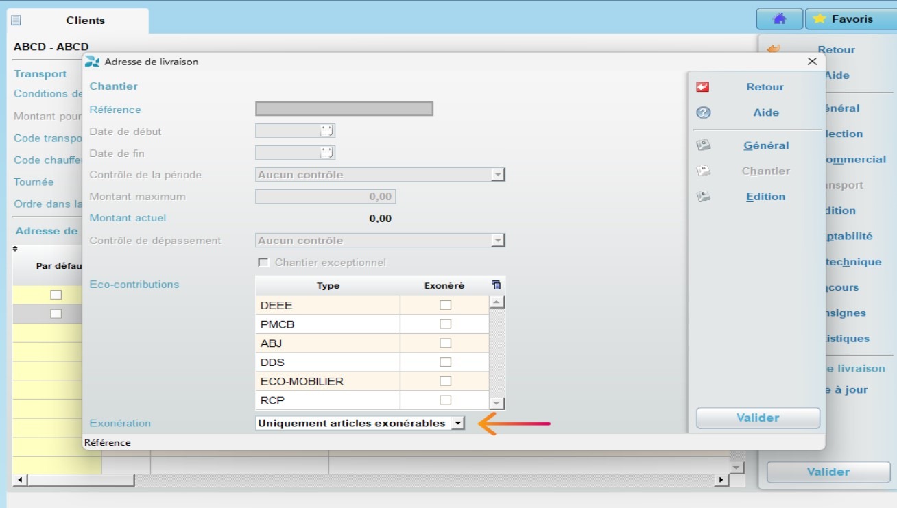 capture logiciel onaya negoce - exoneration d'une eco contribution par article
